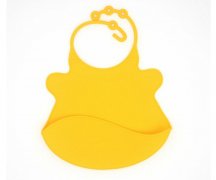 嬰兒硅膠圍兜，小孩吃飯硅膠飯兜